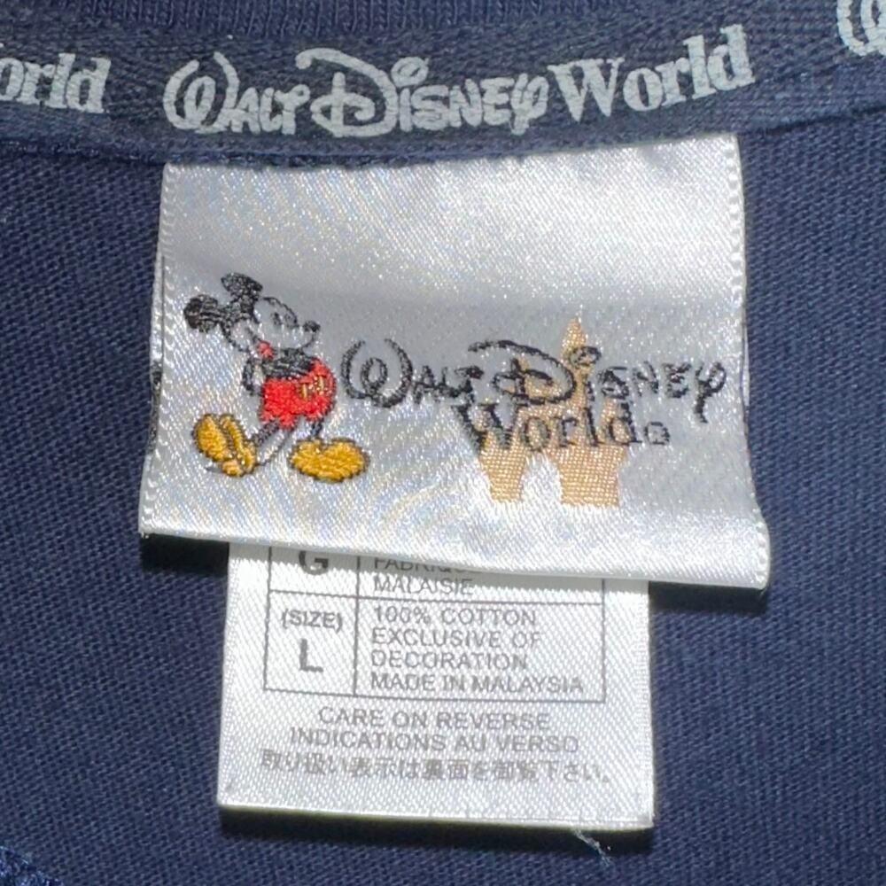Walt Disney World 100 Years of Magic Navy Blue Short Sleeve T-Shirt Size Large - Picture 3 of 10